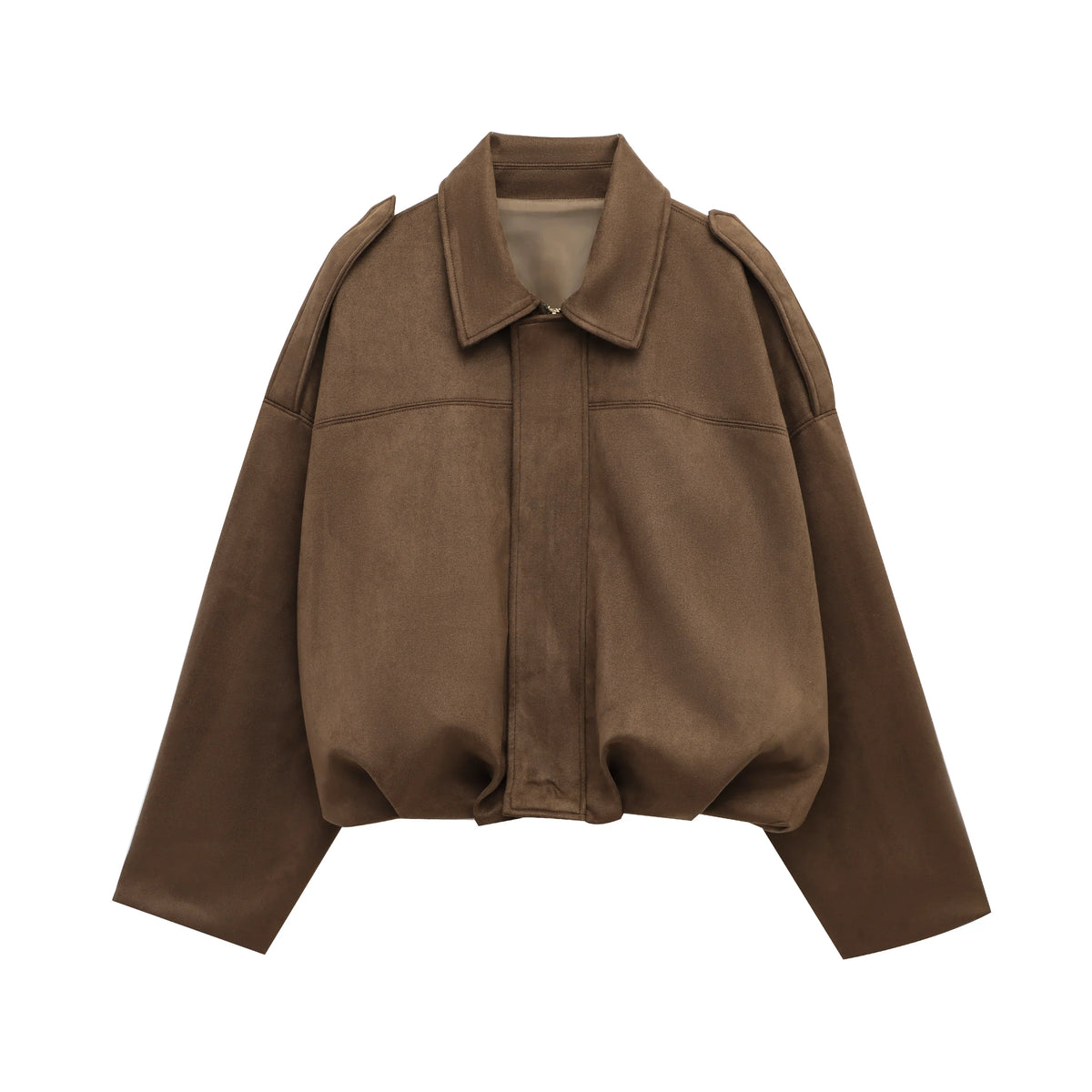 Casual Suede Bomber