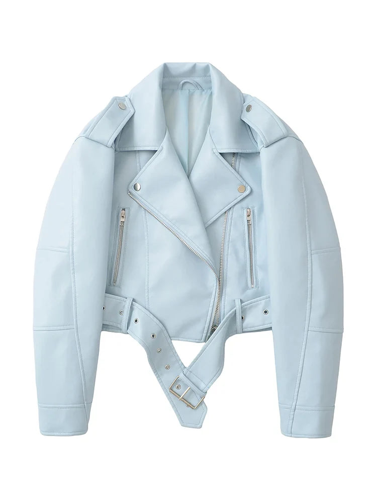 Zip Leather Jacket