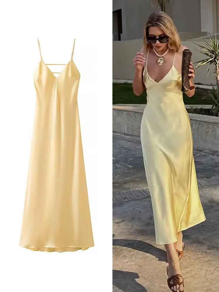 Luxury Satin Dress