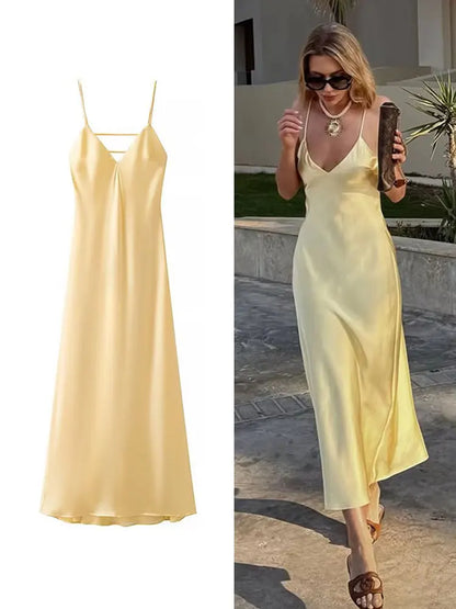 Luxury Satin Dress