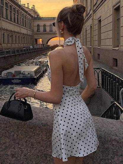 Polka Dot Mini Dress