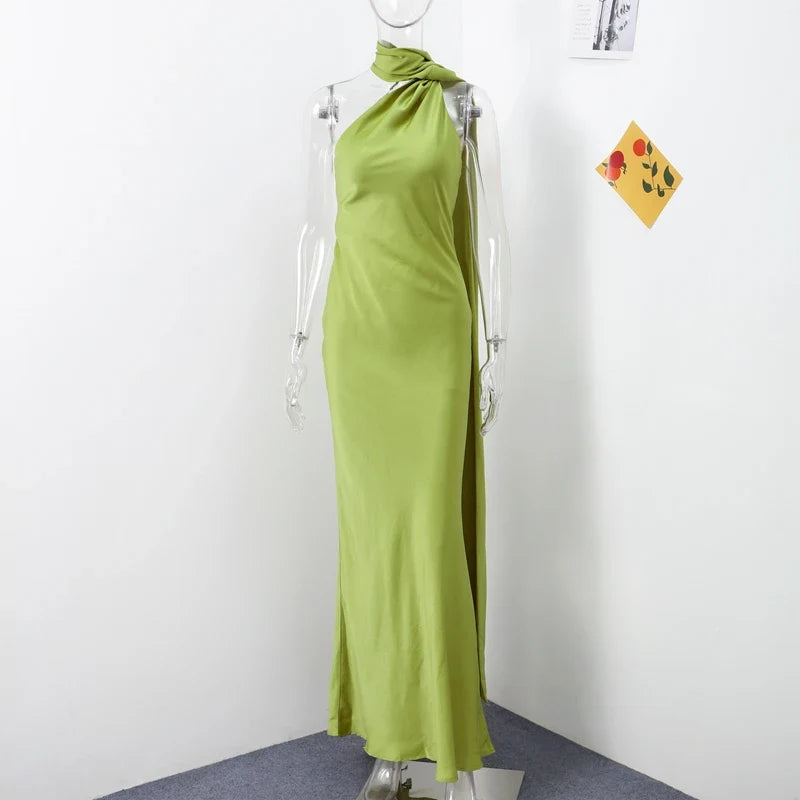 Satin Ribbon Gown
