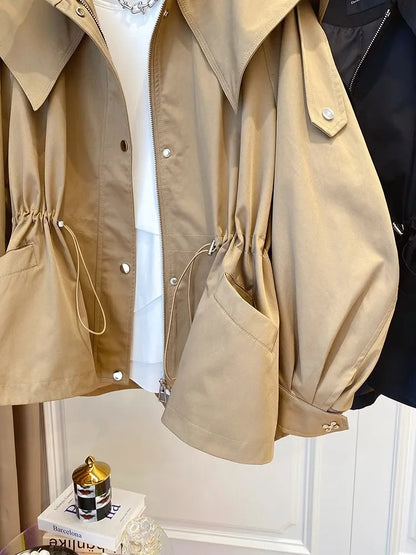 Modern Casual Trench Jacket
