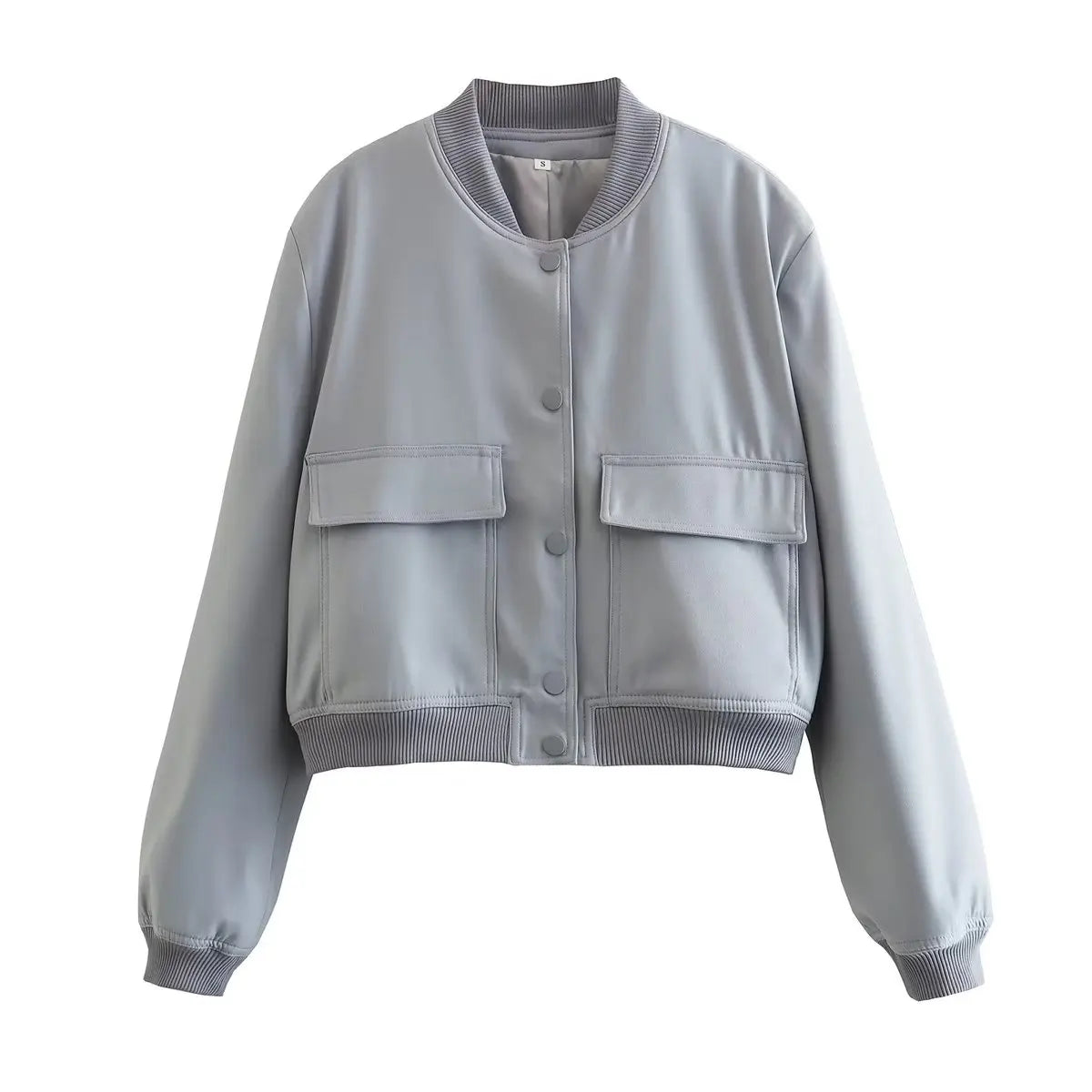 Elegant V-Neck Bomber