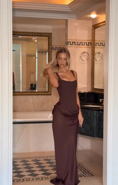 Pleat Cinch Dress