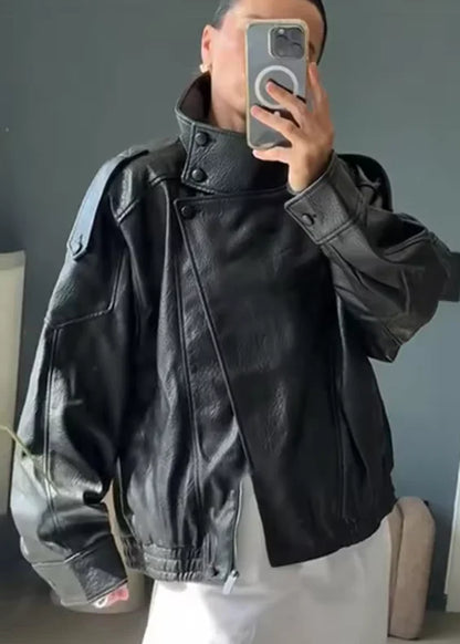 Women’s Pebble Faux Leather Jacket