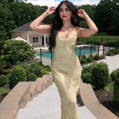 Summer Floral Maxi Dress