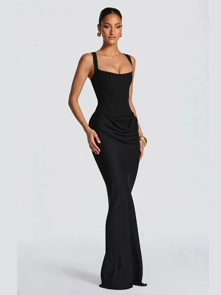 Pleat Cinch Dress