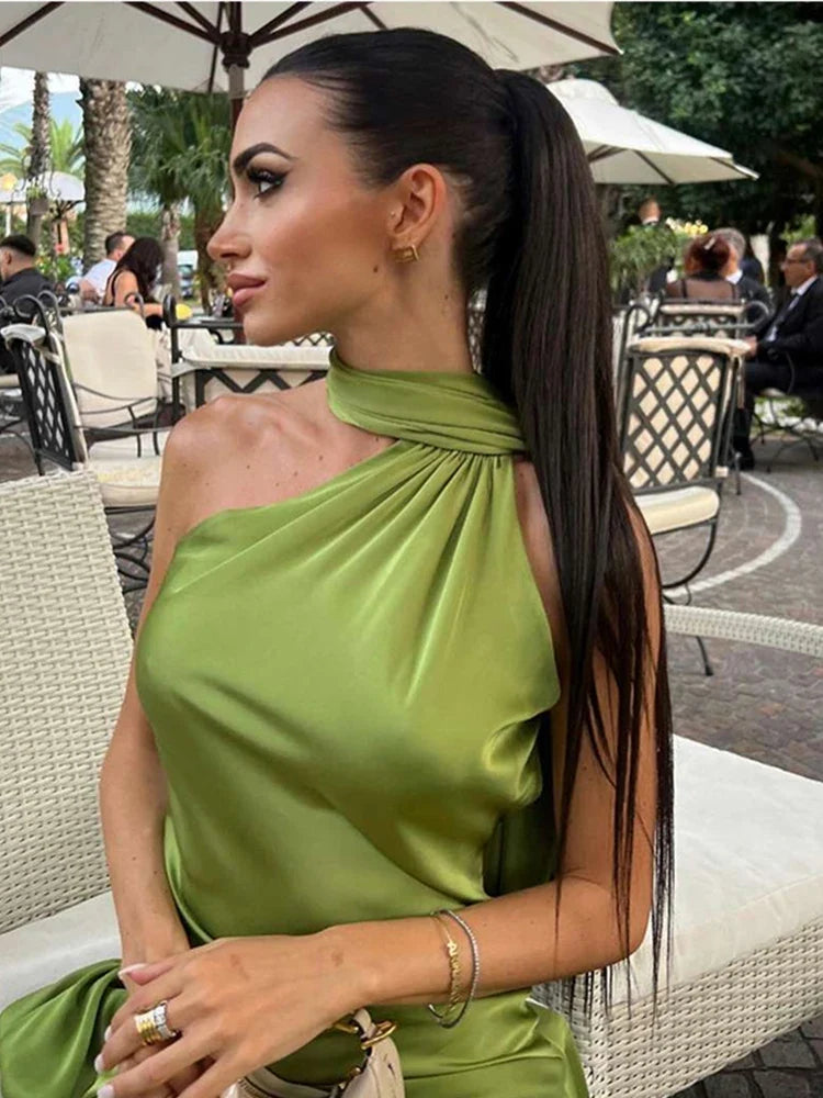 Satin Ribbon Gown