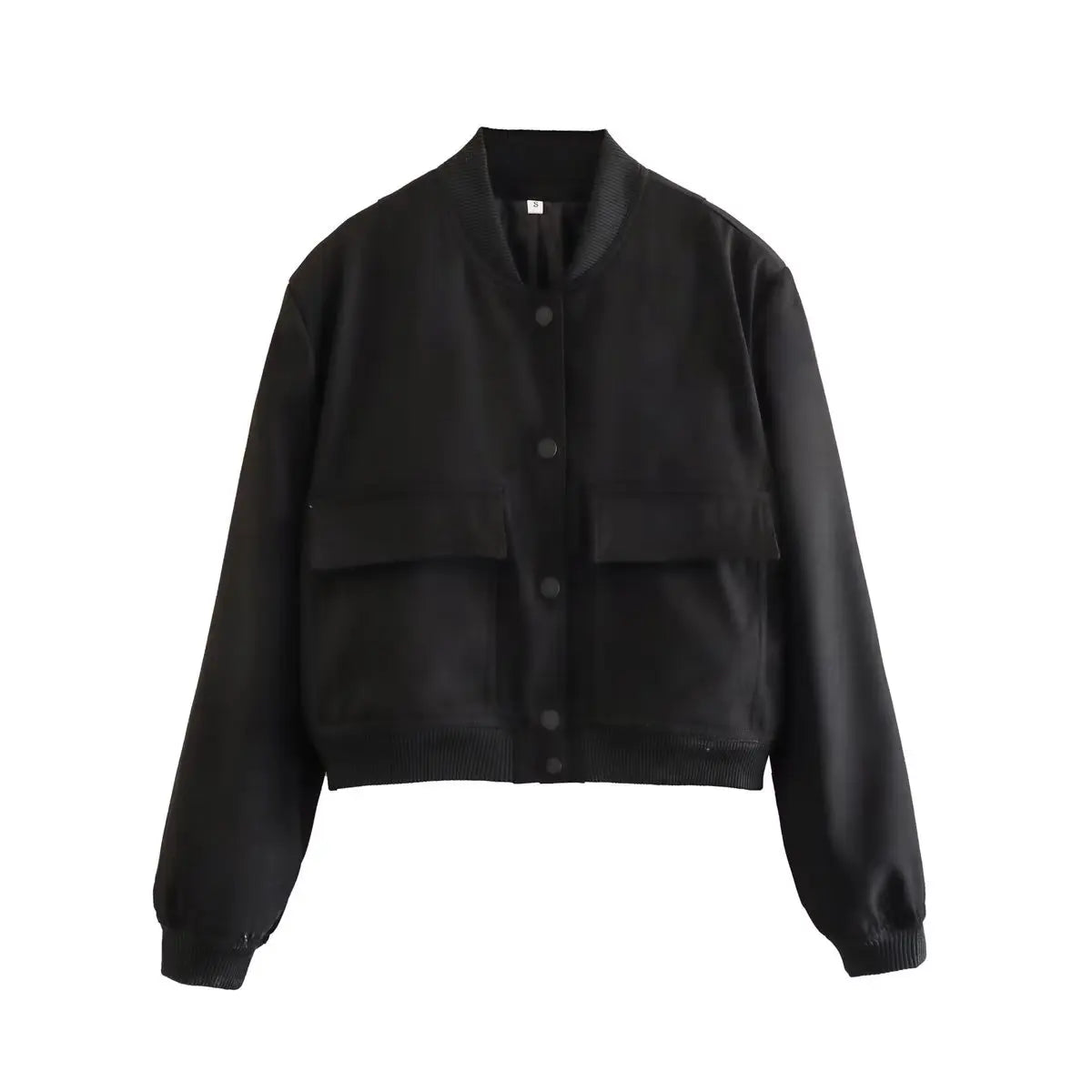 Elegant V-Neck Bomber