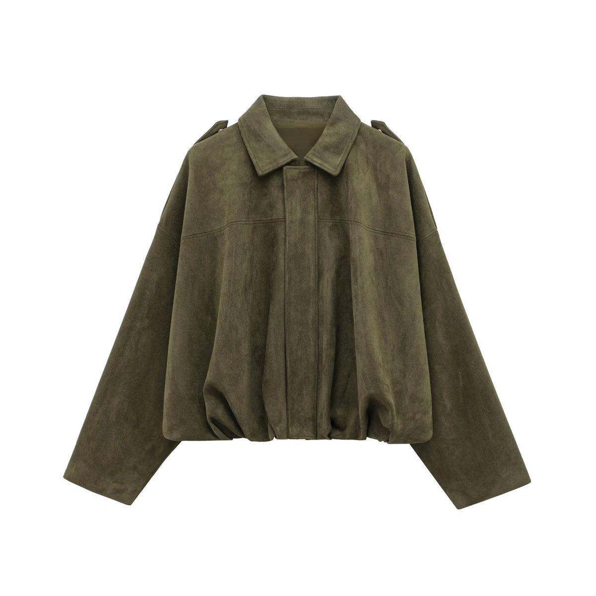 Casual Suede Bomber