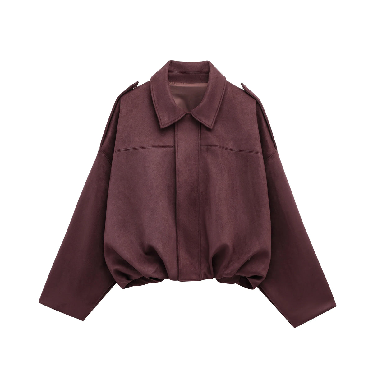 Casual Suede Bomber
