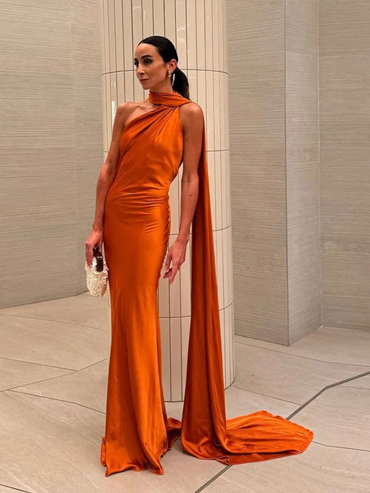Satin Ribbon Gown
