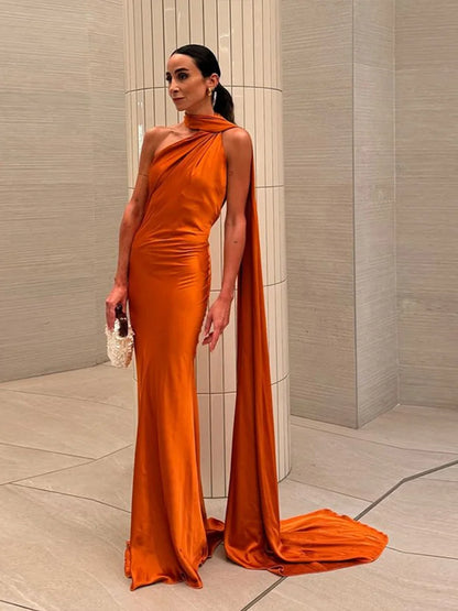 Satin Ribbon Gown
