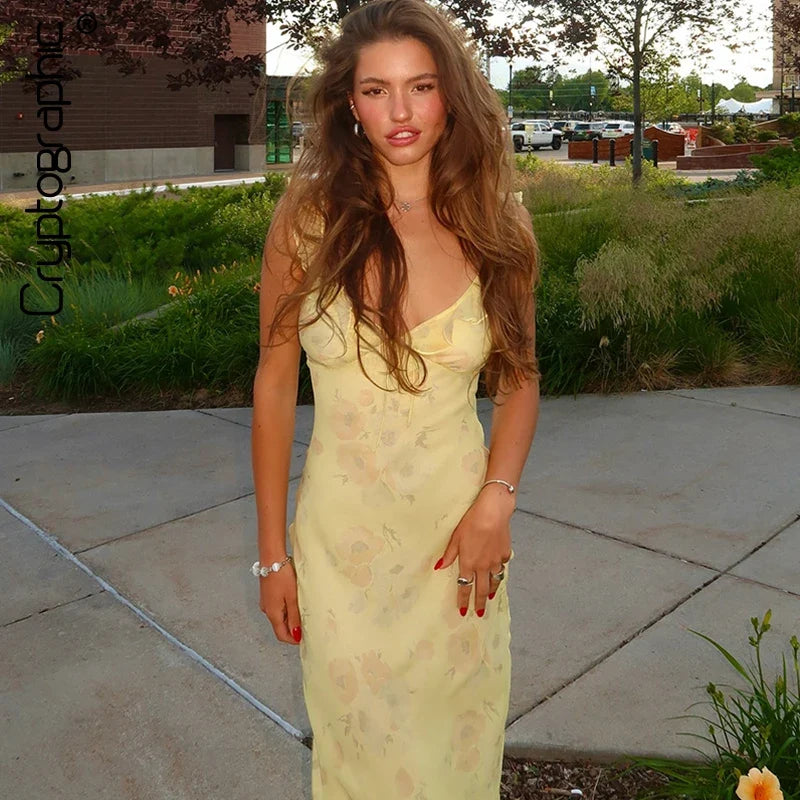 Summer Floral Maxi Dress
