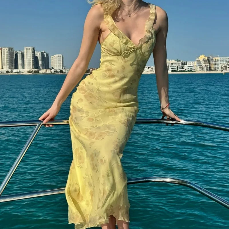 Summer Floral Maxi Dress