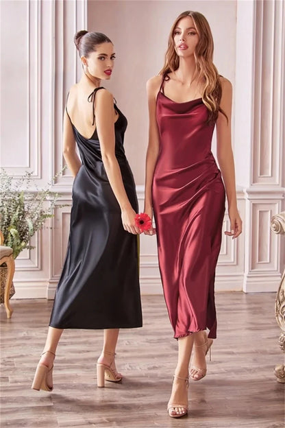 Chic Satin Dress