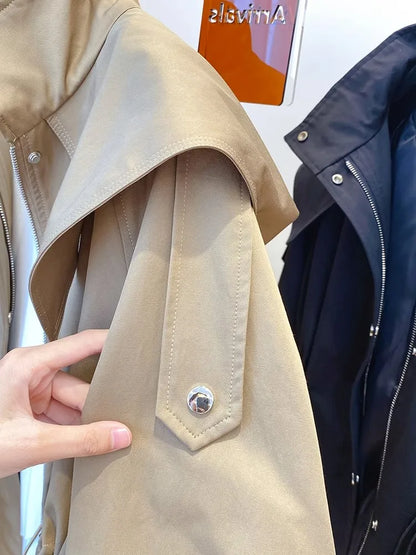 Modern Casual Trench Jacket