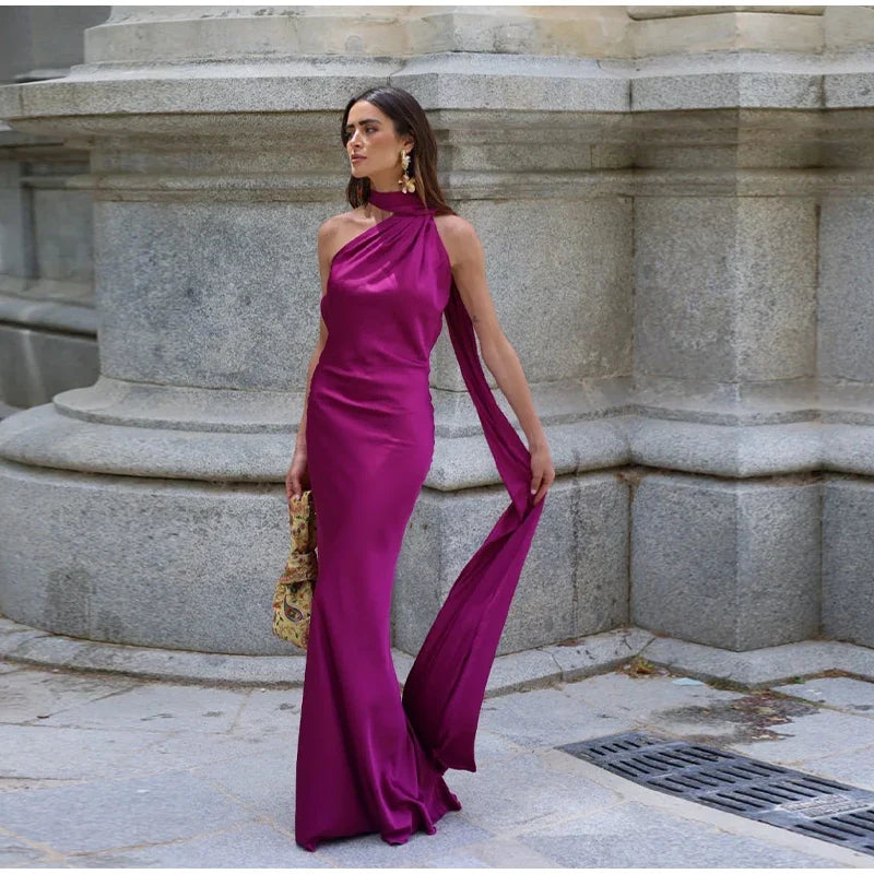 Satin Ribbon Gown
