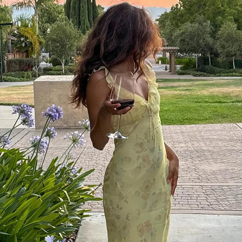 Summer Floral Maxi Dress