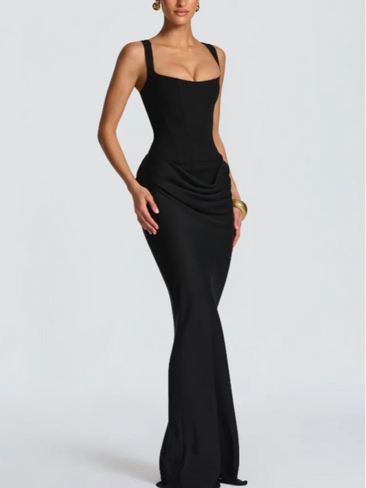 Pleat Cinch Dress