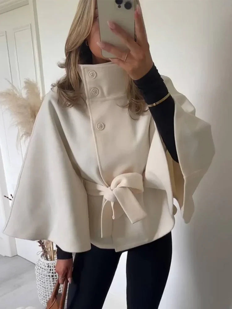ELEGANT BELTED COAT