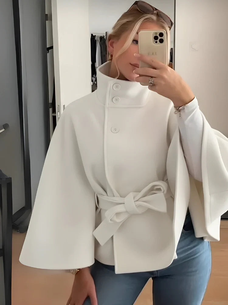 ELEGANT BELTED COAT